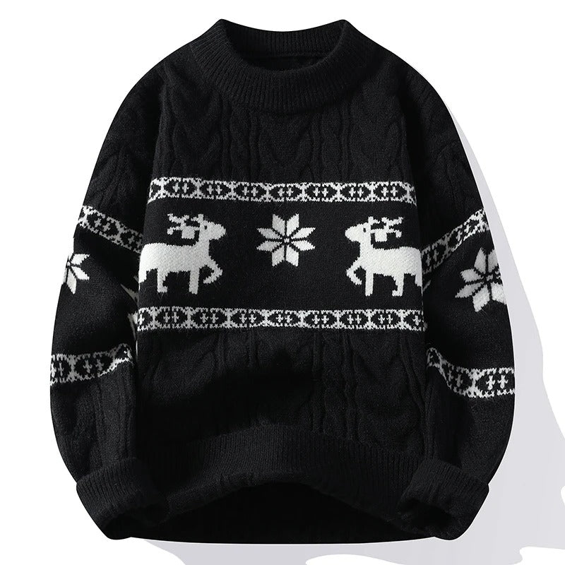 Kane | Festive Reindeer Christmas Sweater For Men