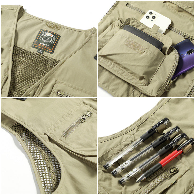 Toby | Waterproof Utility Vest For Men