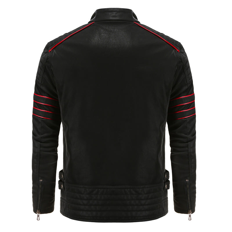 Ashton™ | Stylish Racer Leather Jacket For Men