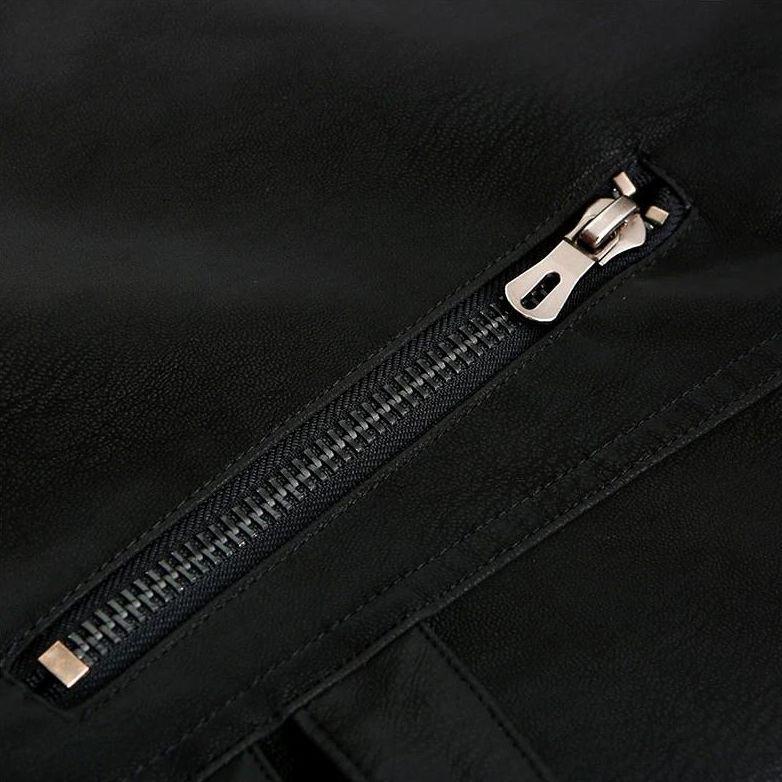 Ashton™ | Stylish Racer Leather Jacket For Men
