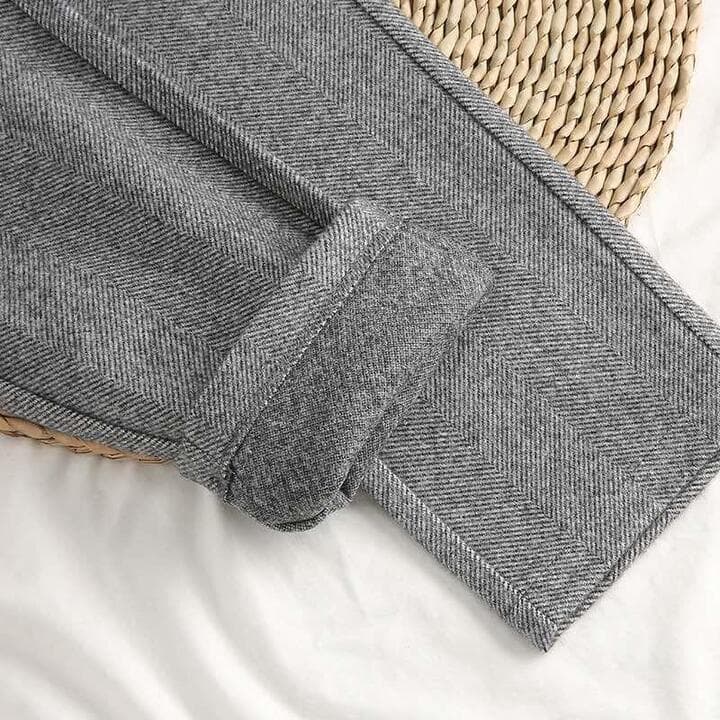 Dennis ™ | Tailored Herringbone Pleated Trousers For Men