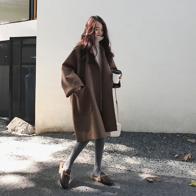 MNZRA | Oversizes Woolblend Trenchcoat Jacket