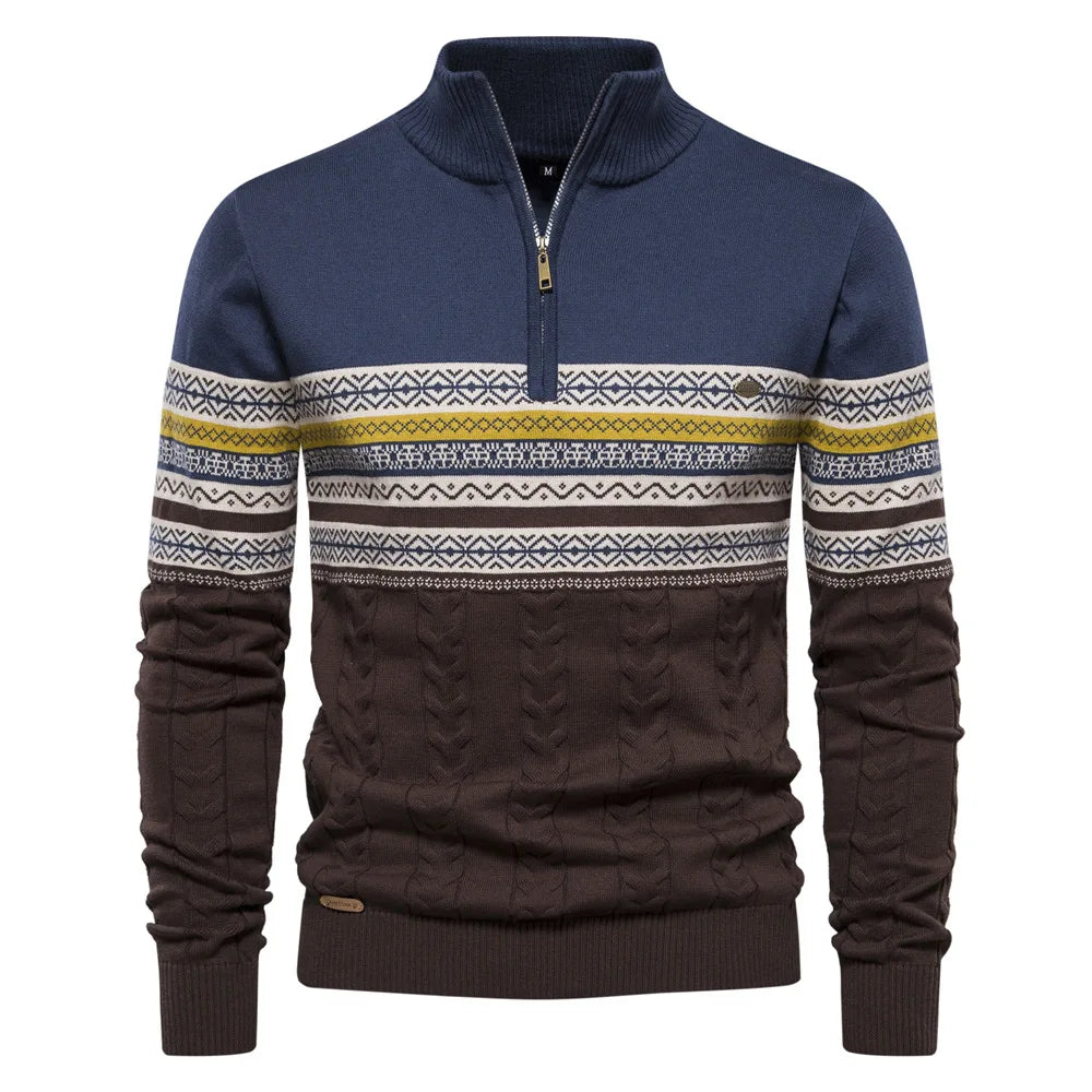 Henning ™ | Stylish Zip-Up Winter Sweater For Men