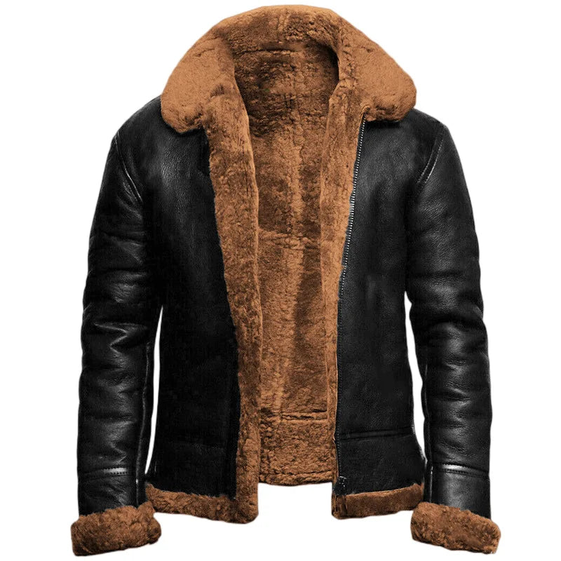 Anker™ | Stylish Shearling Aviator Jacket For Men