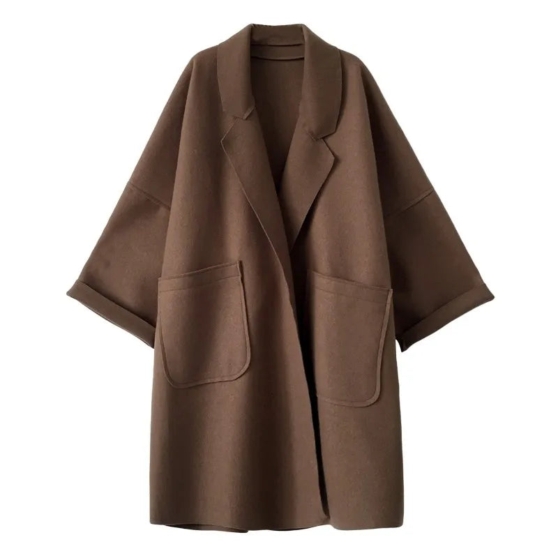MNZRA | Oversizes Woolblend Trenchcoat Jacket