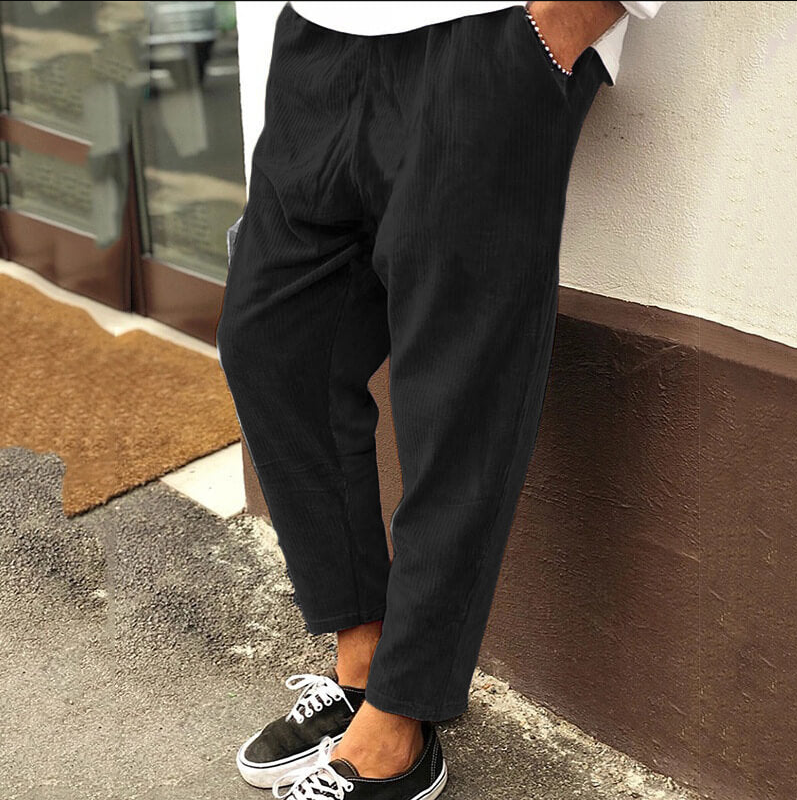 Fraser | Relaxed Fit Corduroy Trousers For Men