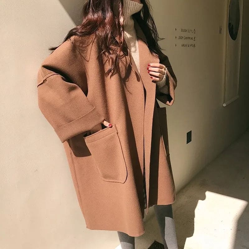 MNZRA | Oversizes Woolblend Trenchcoat Jacket