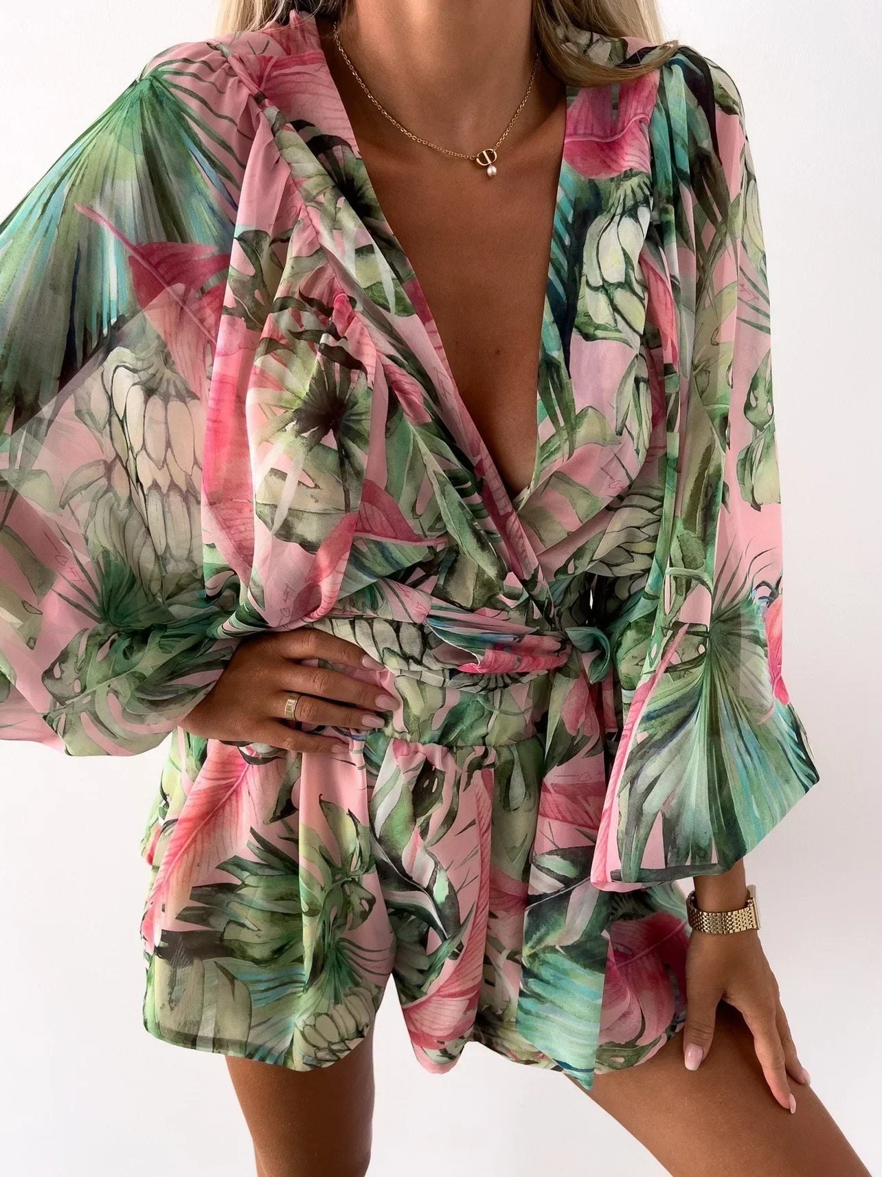 NZBRIELLE | Sexy Summer Deep V-Neck Jumpsuit