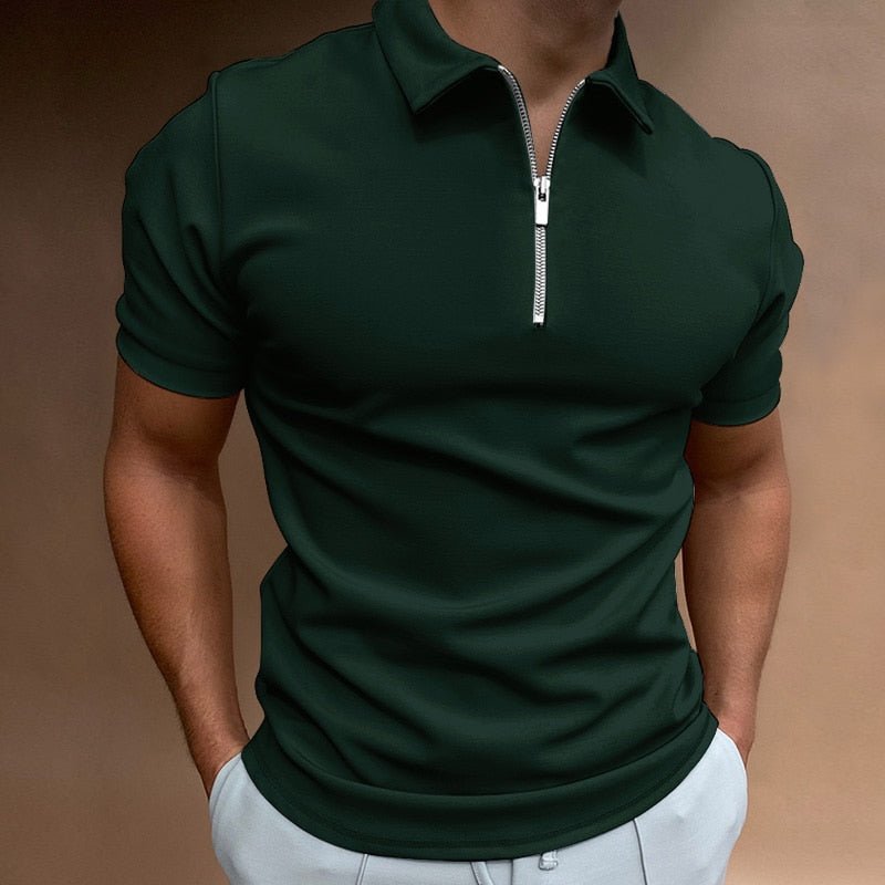 Brooke™ | Zip-Up Polo For Men