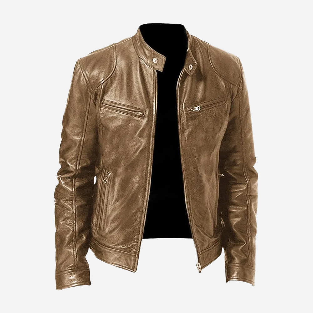 Beau™ | Stylish Moto Leather Jacket For Men
