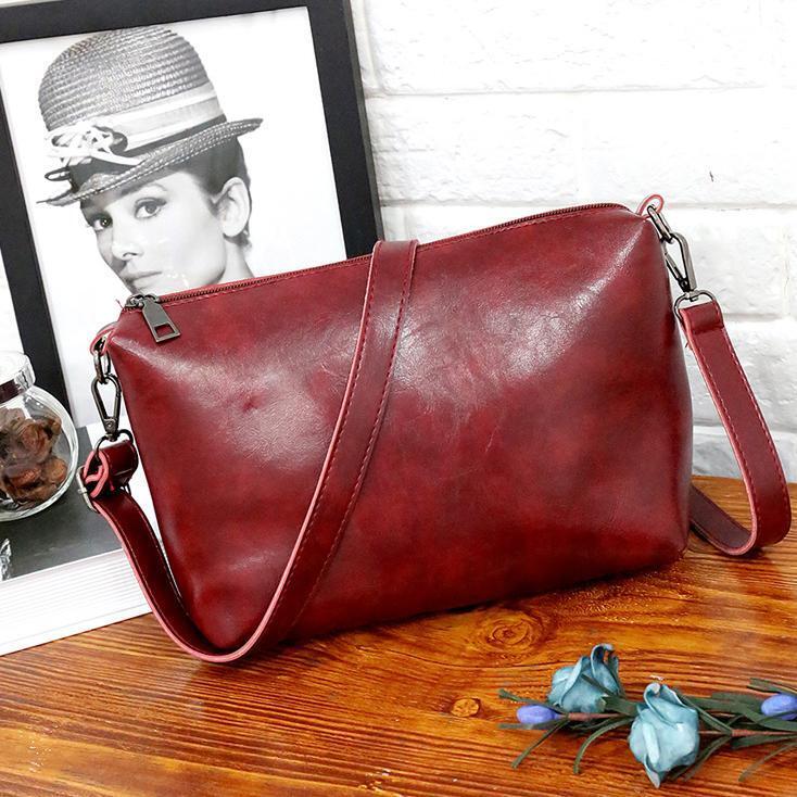 Vintage 4-Piece Leather Bag Set