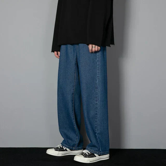 Harley | Classic Wide-Leg Denim Jeans For Men