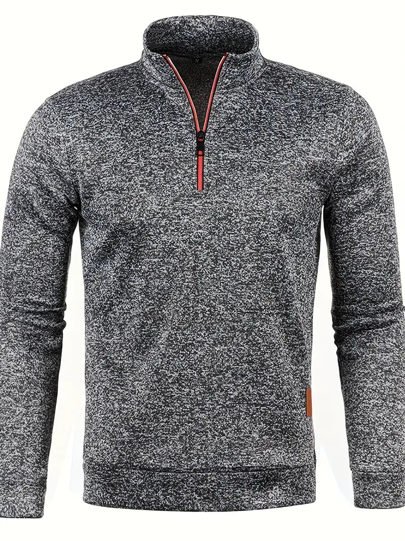 Dann | Zip-Up Pullover Sweatshirt For Men