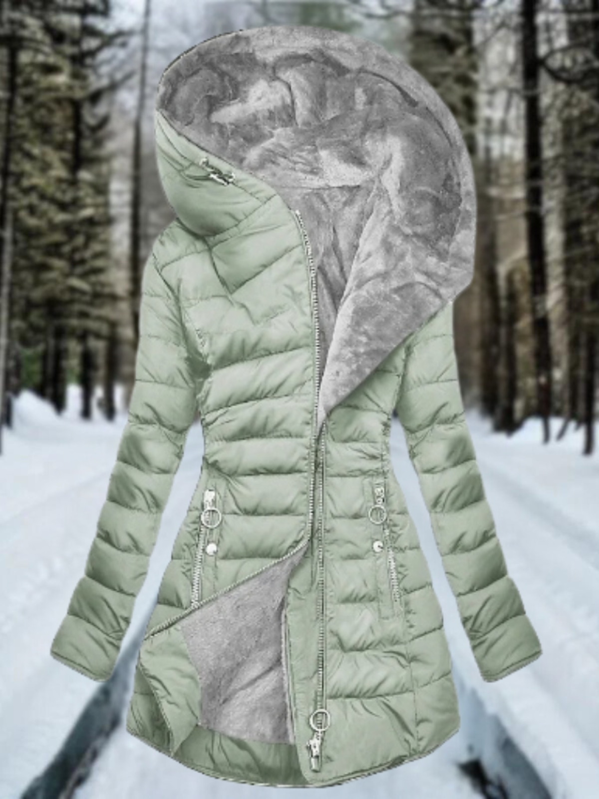 Vela | Warmer Plush Coat for Women