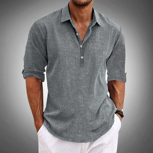 Mario™ | Classic Linen Shirt For Men