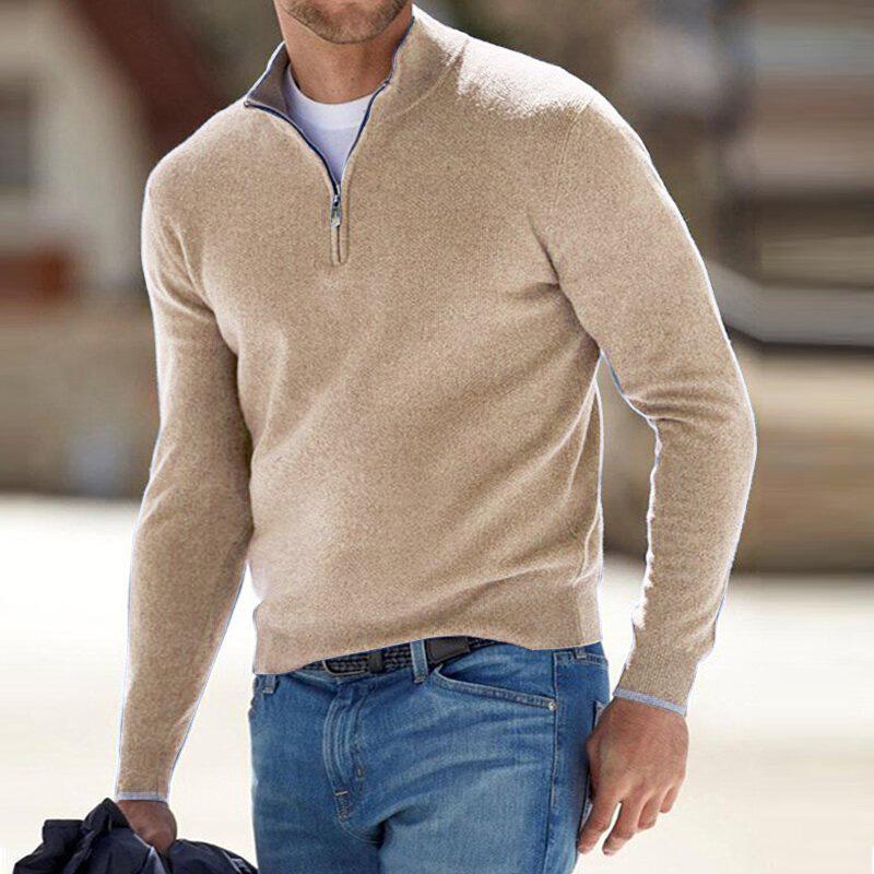 Mats™ | Stylish Quarter-Zip Sweater For Men