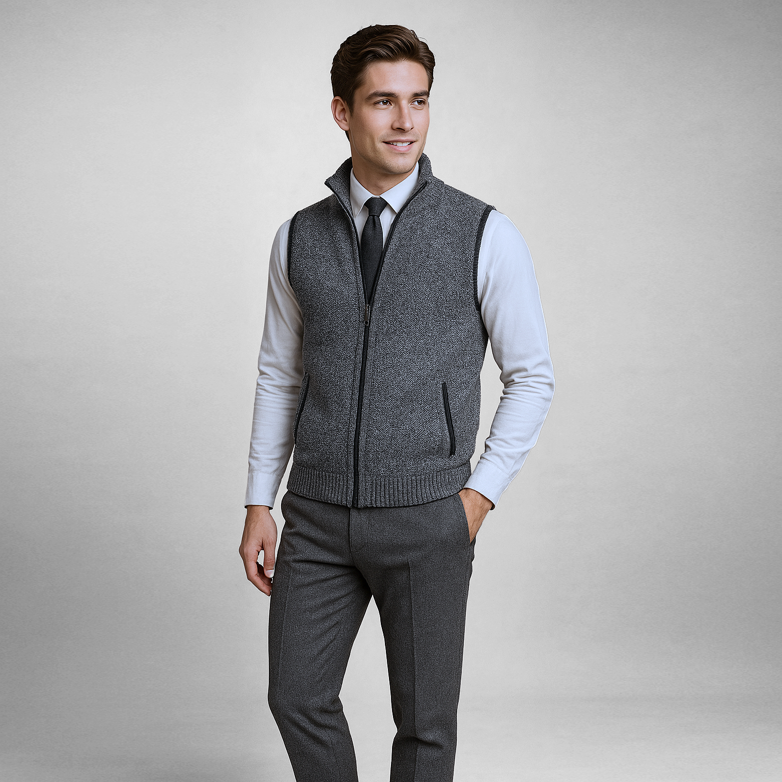 Sebastian | Full-Zip Vest For Men