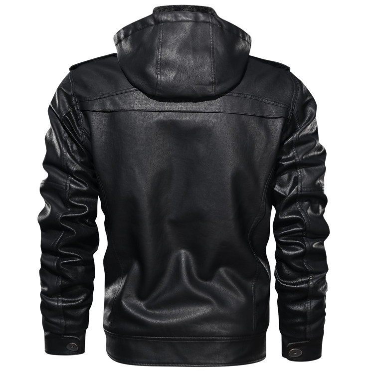 Louie ™ | Stylish Leather Hoodie Jacket For Men