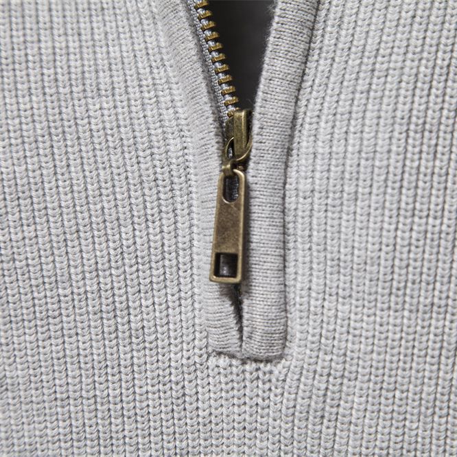 Ryan | Stylish Zip-Up Ribbed Sweater For Men