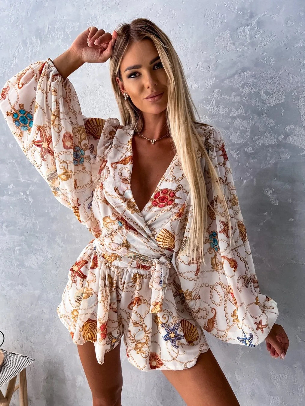 NZBRIELLE | Sexy Summer Deep V-Neck Jumpsuit