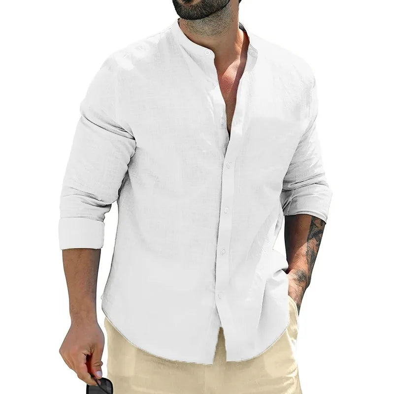 Mike™ | Men's Linen Shirt For Men