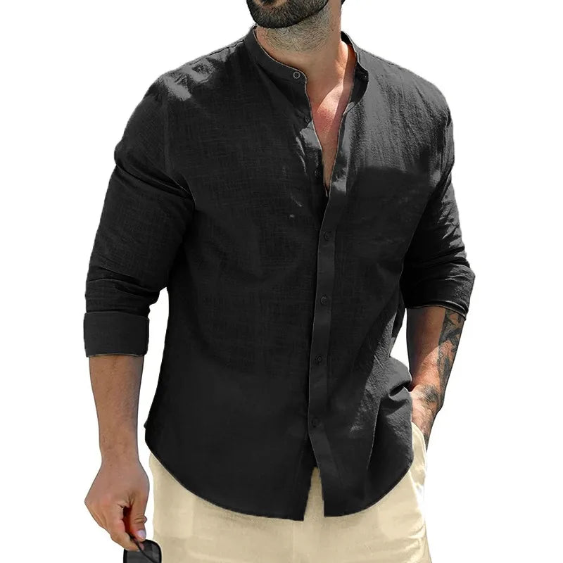 Mike™ | Men's Linen Shirt For Men