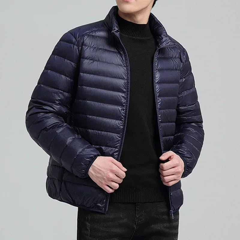 Grey | Stylish Puffer Jacket For Men