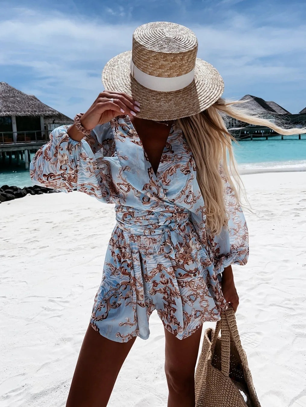 NZBRIELLE | Sexy Summer Deep V-Neck Jumpsuit