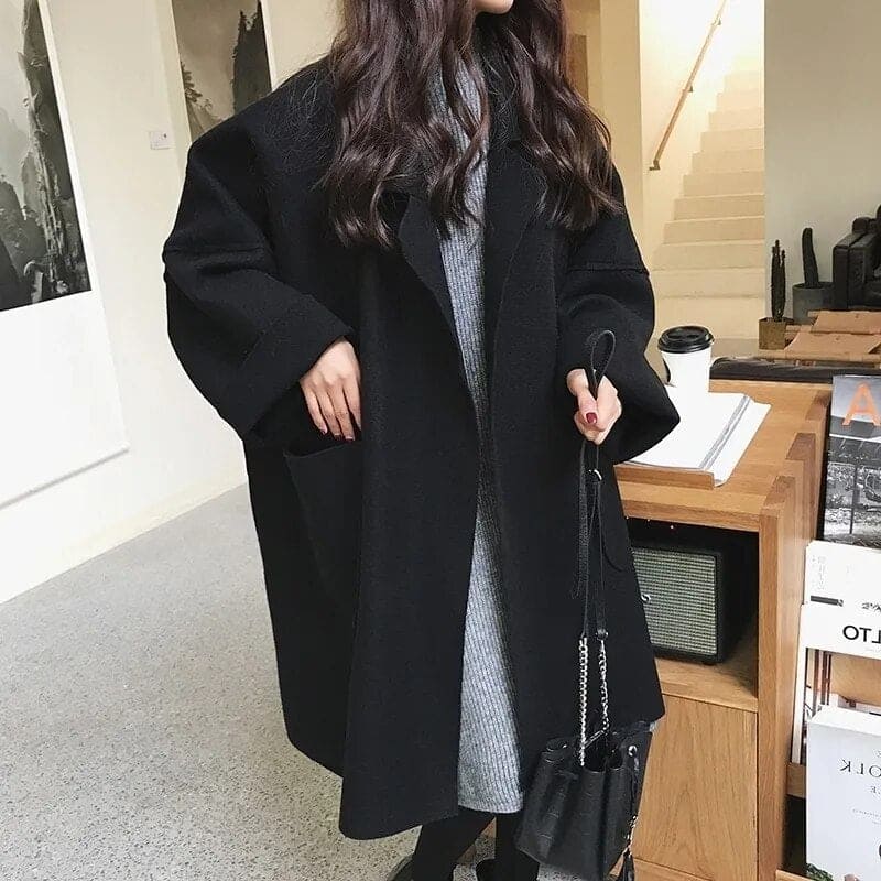 MNZRA | Oversizes Woolblend Trenchcoat Jacket