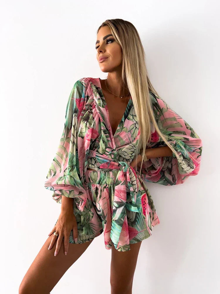 NZBRIELLE | Sexy Summer Deep V-Neck Jumpsuit