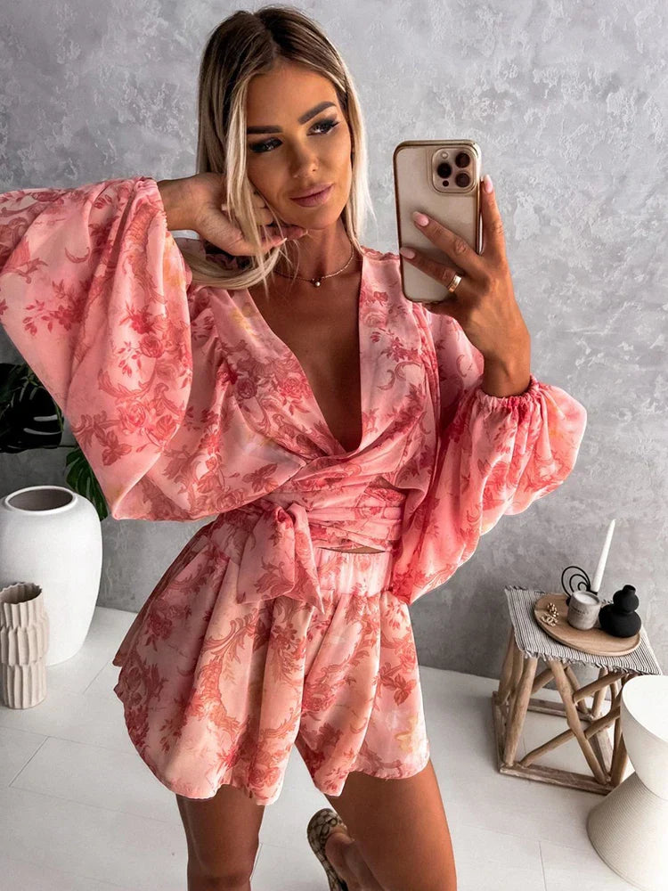 NZBRIELLE | Sexy Summer Deep V-Neck Jumpsuit