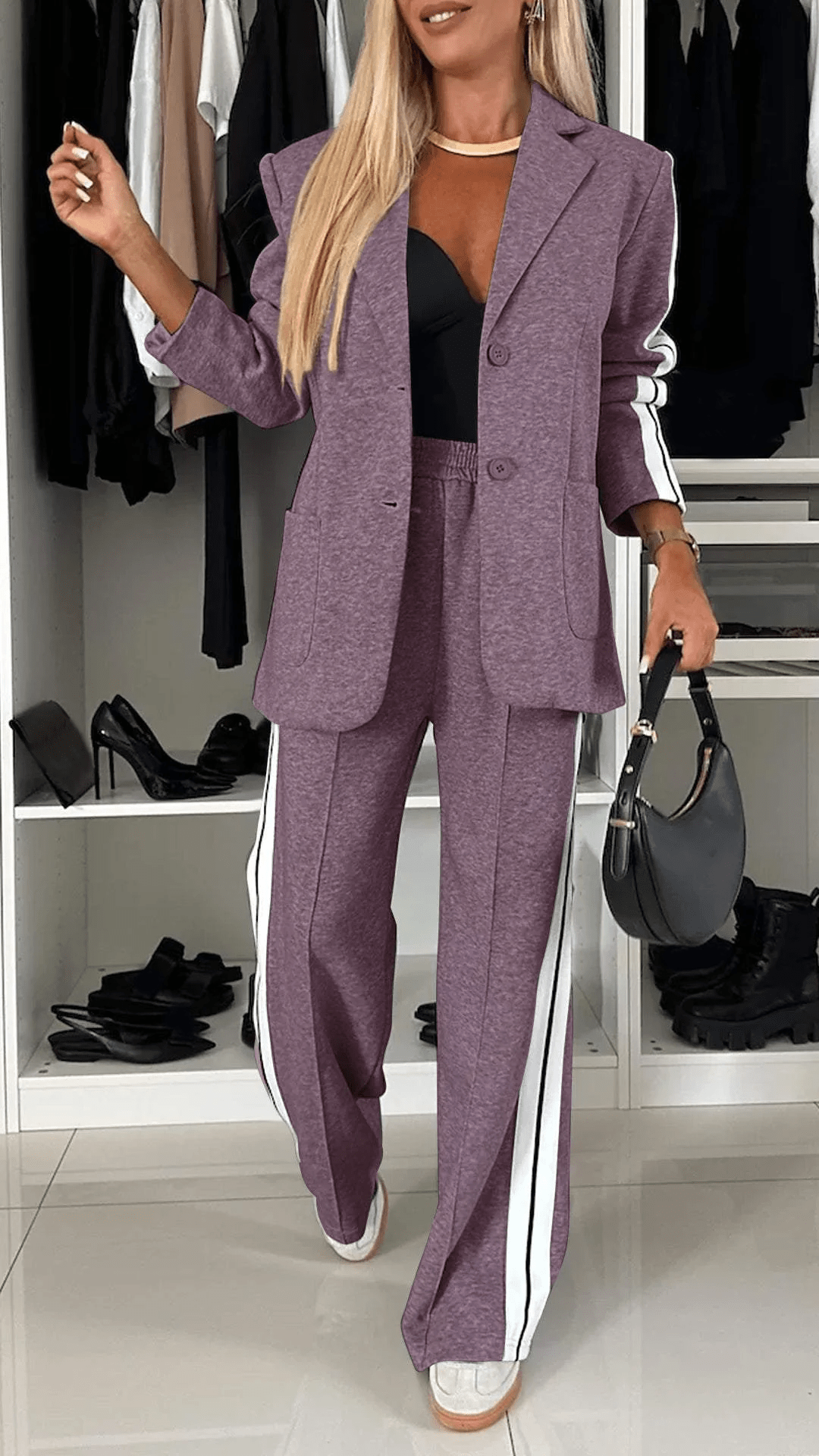 Selena | Striped Comfort Set