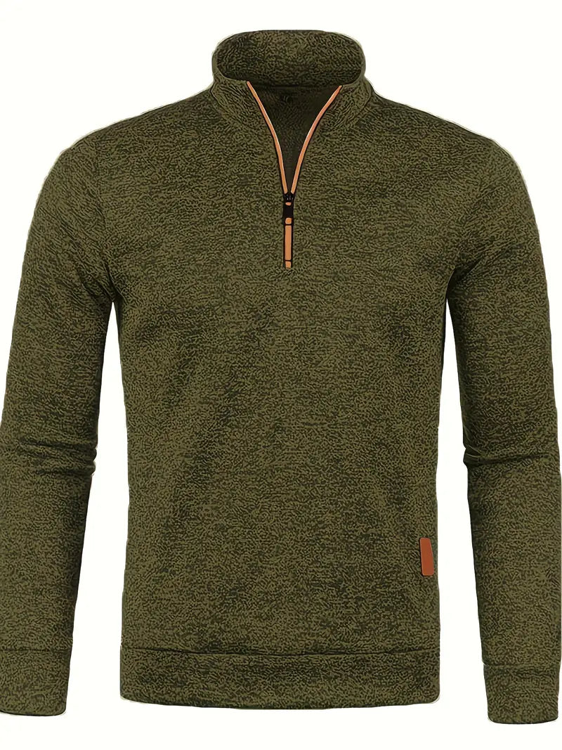 Dann | Zip-Up Pullover Sweatshirt For Men