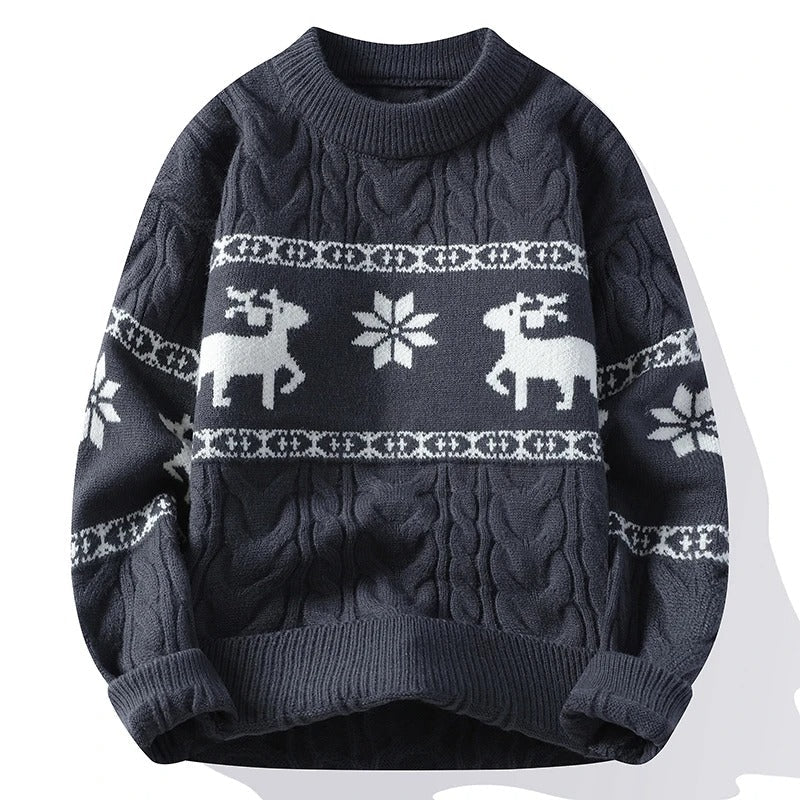 Kane | Festive Reindeer Christmas Sweater For Men