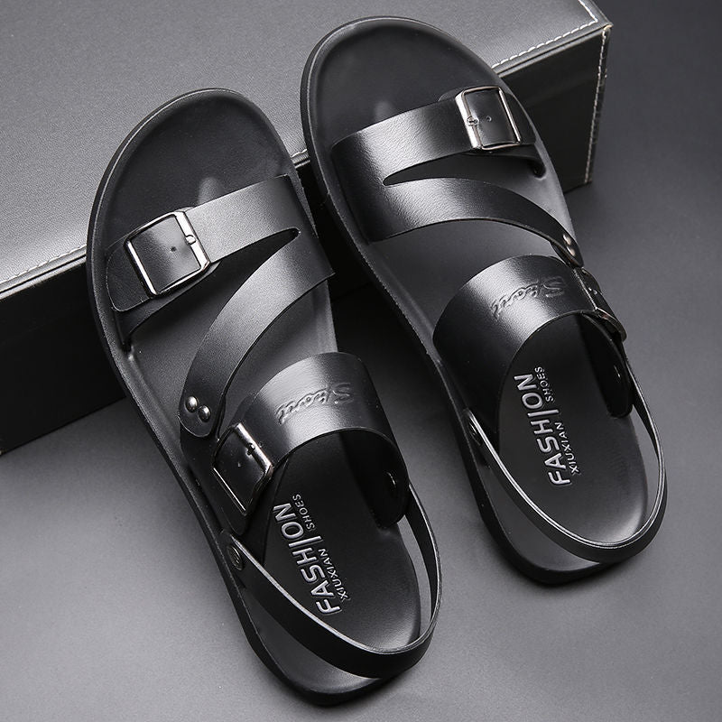 Nate™ | Leather Sandals For Men