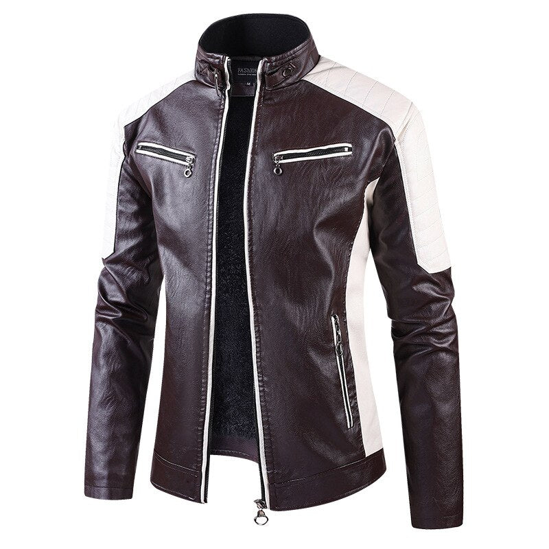 Mads ™ | Vintage Leather Motorcycle Jacket For Men